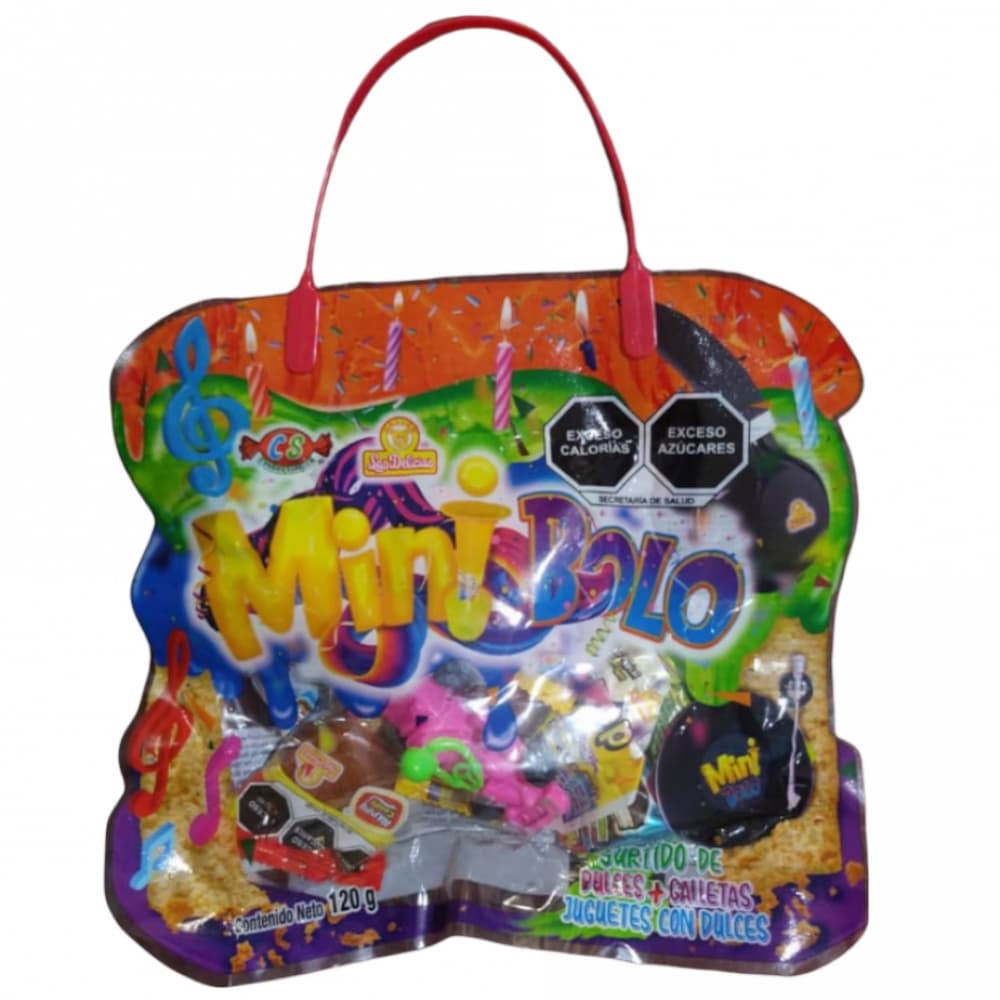 Surtido de dulces, galletas y juguetes con dulce Mini Bolo (120 g / 4.2 oz) - Miniatura 2