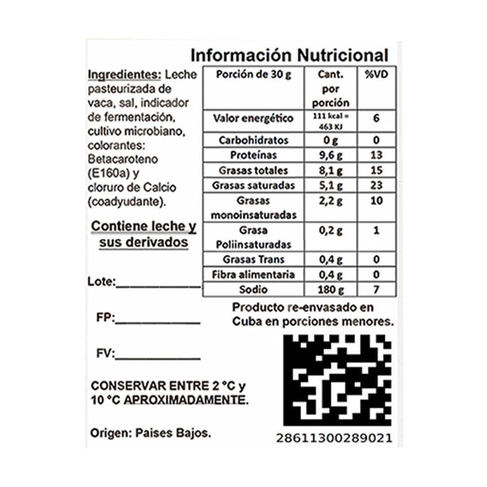 Queso gouda lasqueado (454 g / 1 lb) - Miniatura 3