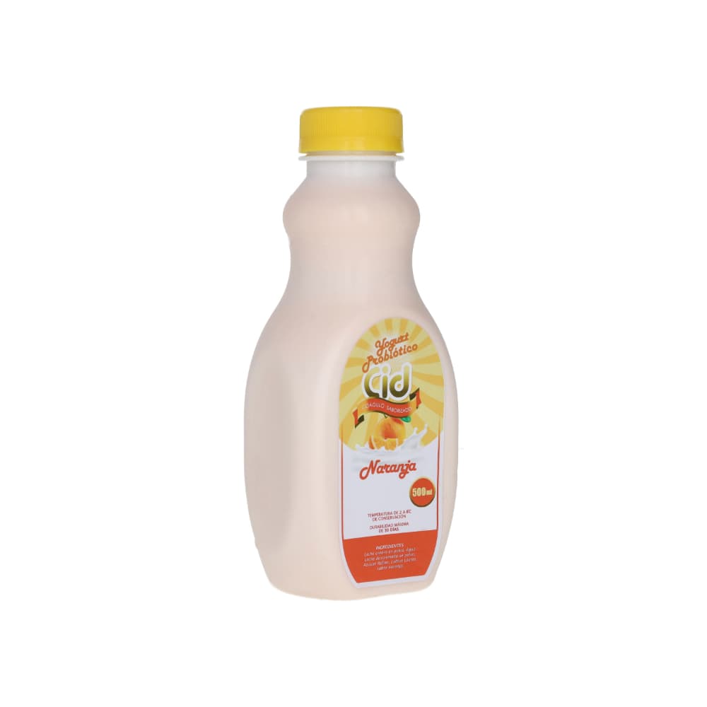 Yogurt probiótico saborizado de naranja Cid (500 ml) - Miniatura 2