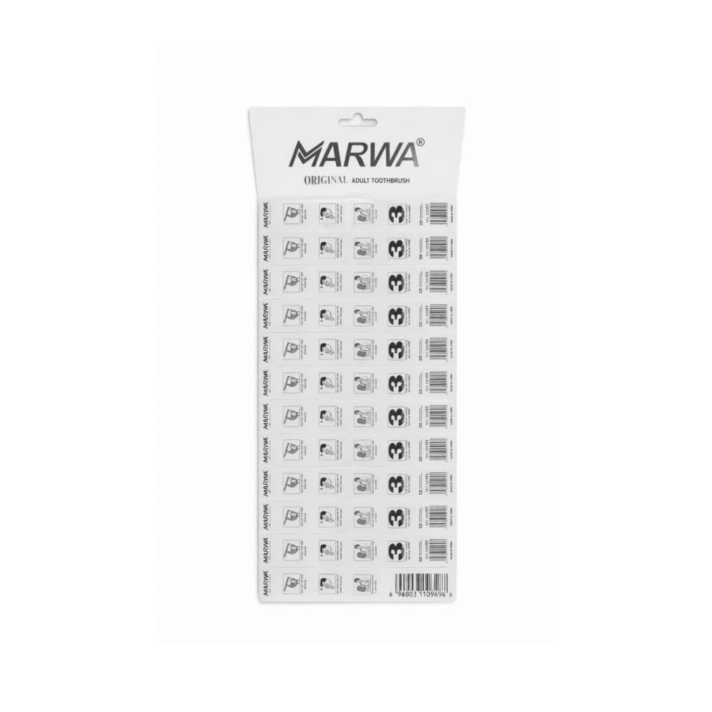 Cepillos dientes de cerdas medias Marwa (12 U) - Miniatura 3