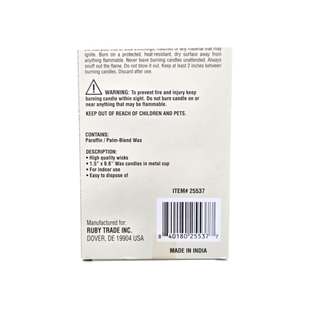 Juego de 10 velas decorativas con aroma a gardenias Essence of Nature - Miniatura 4