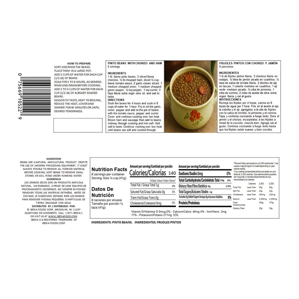 Frijoles pintos Iberia (340 g / 12 oz) - Miniatura 2