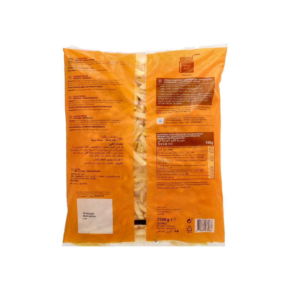 Papas pre-fritas Topy (2.5 kg / 5.5 lb) - Miniatura 3