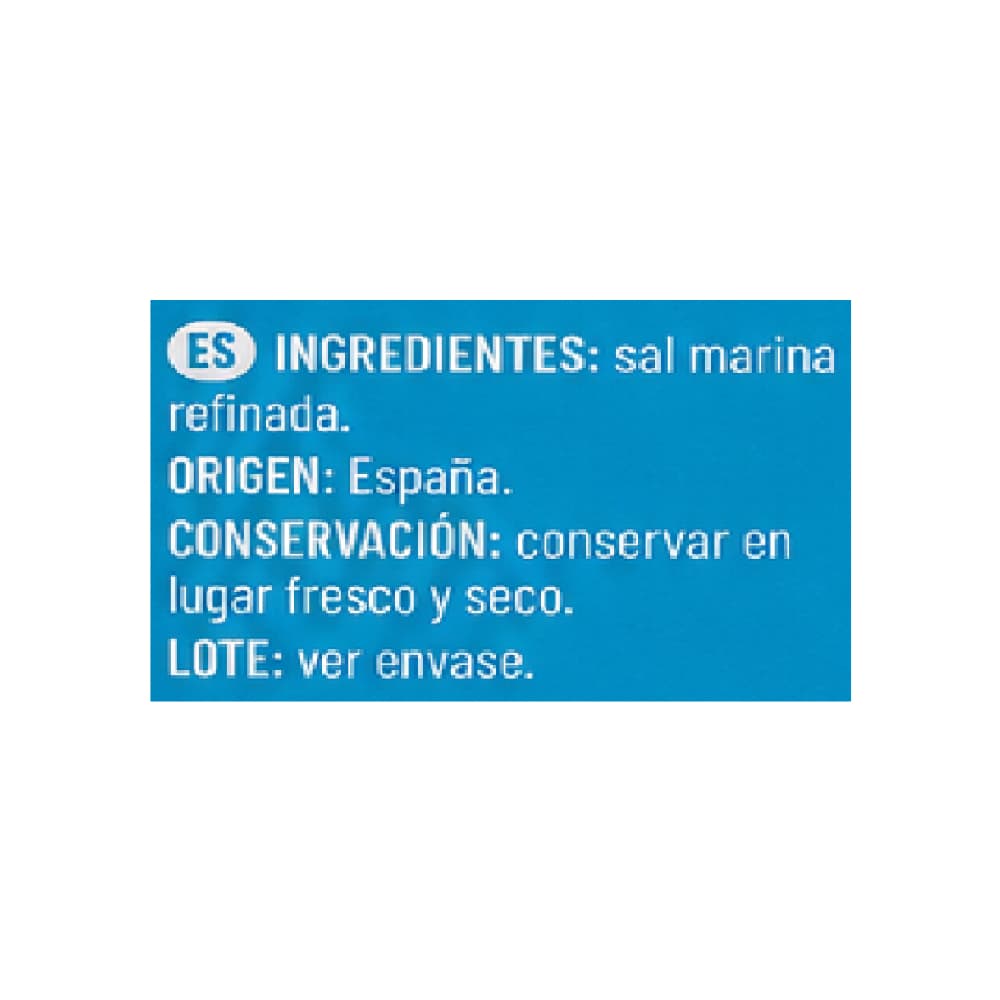 Sal marina gruesa Coviran (1 kg / 2.2 lb) - Miniatura 3