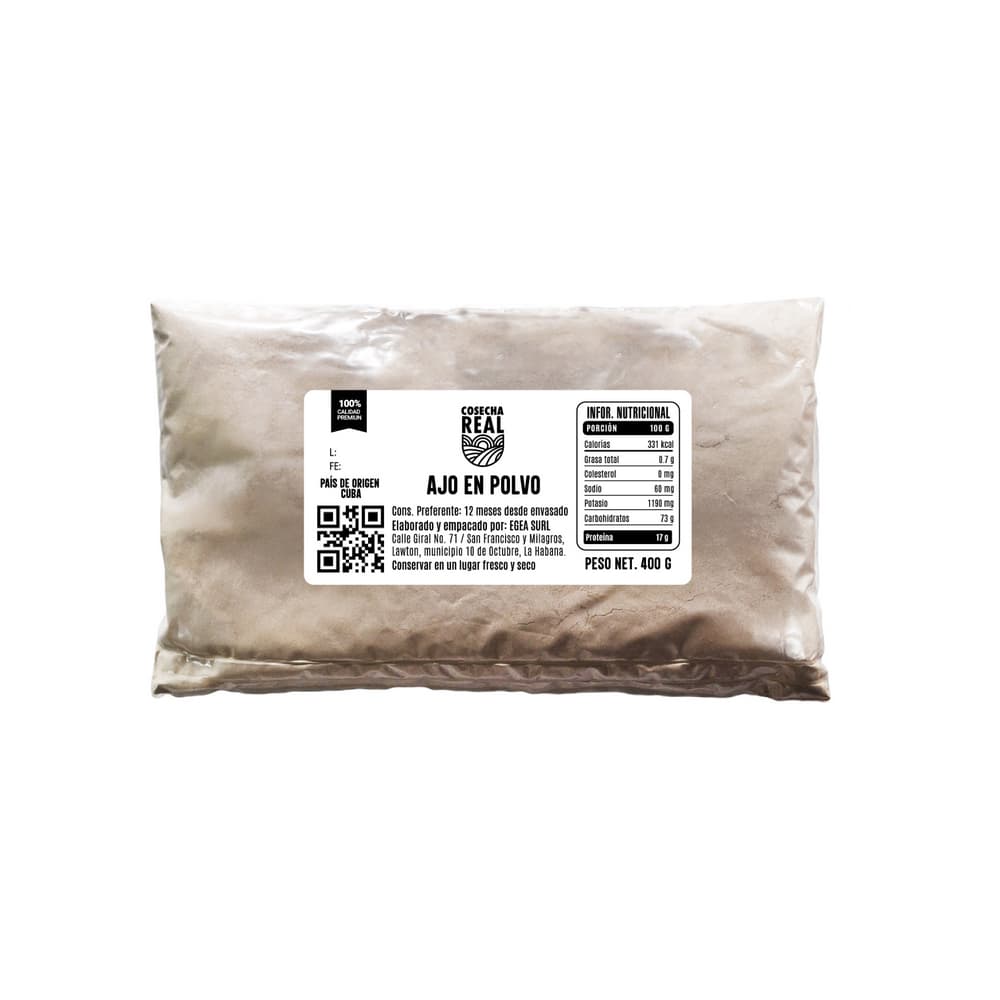 Ajo en polvo Cosecha Real (400 g / 14.1 oz) - Imagen 1