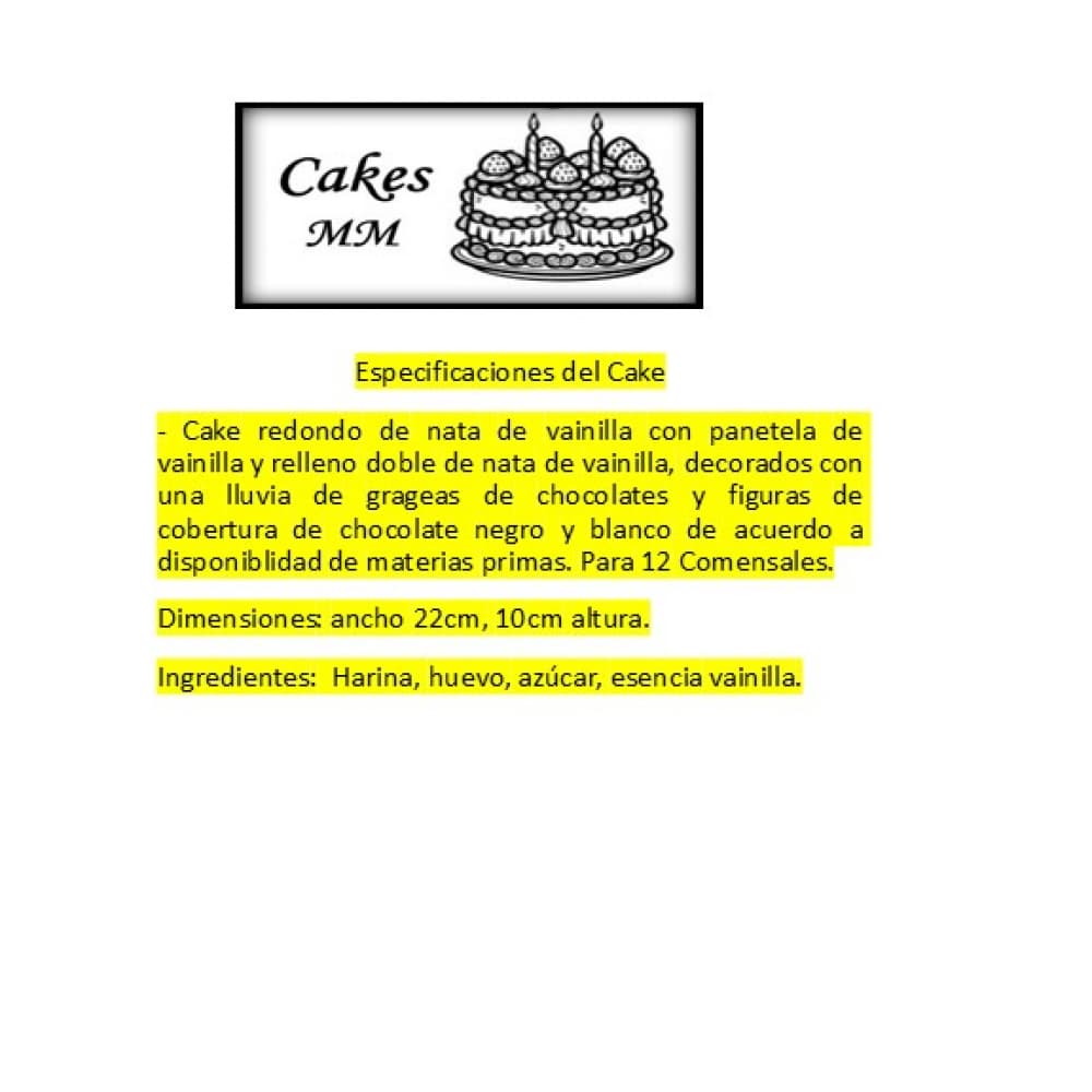 Cake vainilla y fresas de nata y helado de crema - Miniatura 4