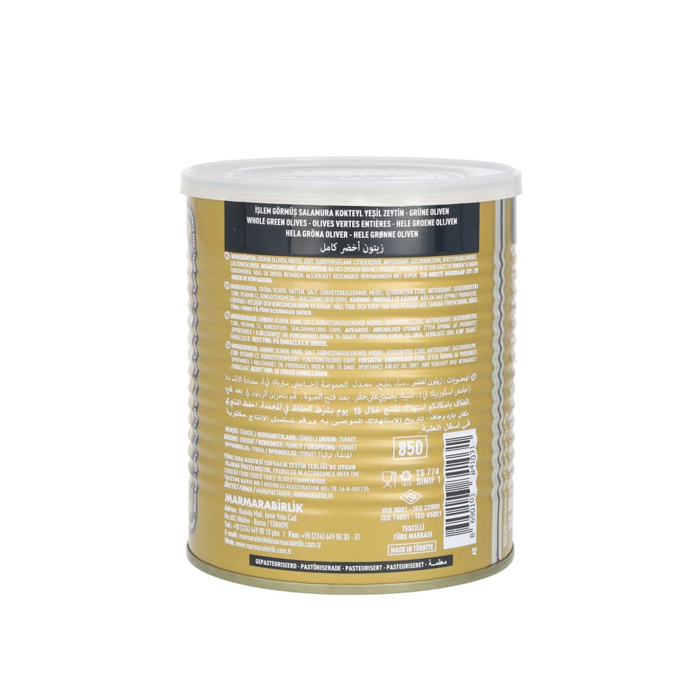 Cóctel de aceitunas verdes Marmarabirlik (400 g / 14.1 oz) - Miniatura 2