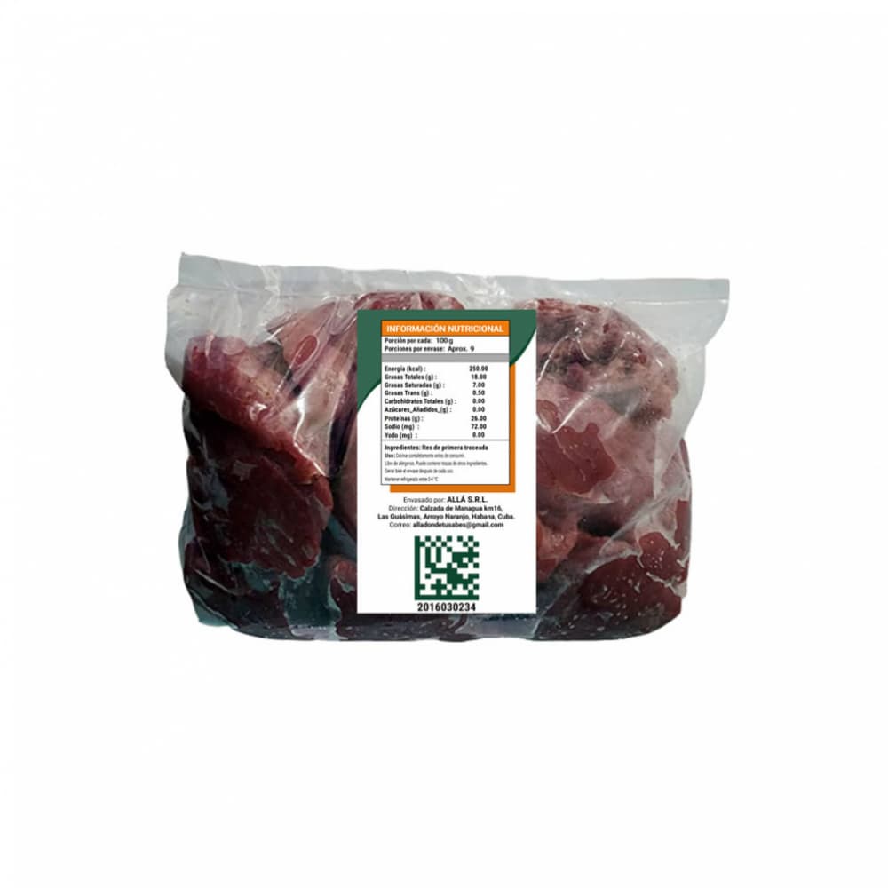Carne de res de primera troceada ALLÁ (907 g / 2 lb) - Miniatura 3