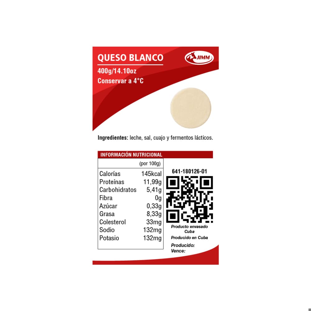 Queso blanco Jimm (400 g / 14.10 oz) - Miniatura 2