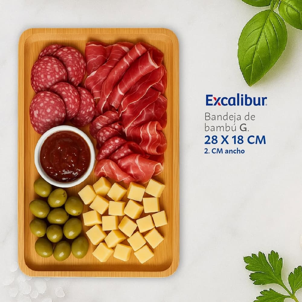 Bandeja de madera de 11" Excalibur - Miniatura 4