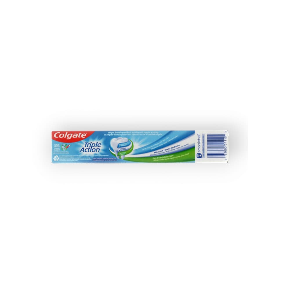 Pasta dental triple acción Colgate (70 g / 2.5 oz) - Miniatura 3