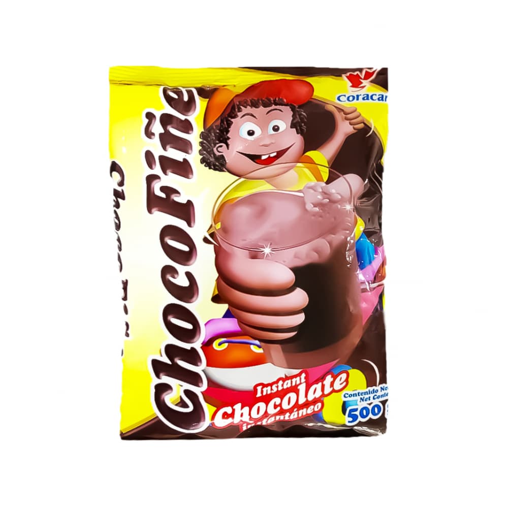 Chocolate en polvo instantáneo ChocoFiñe Coracan (500 g / 1.1 lb) - Imagen 1