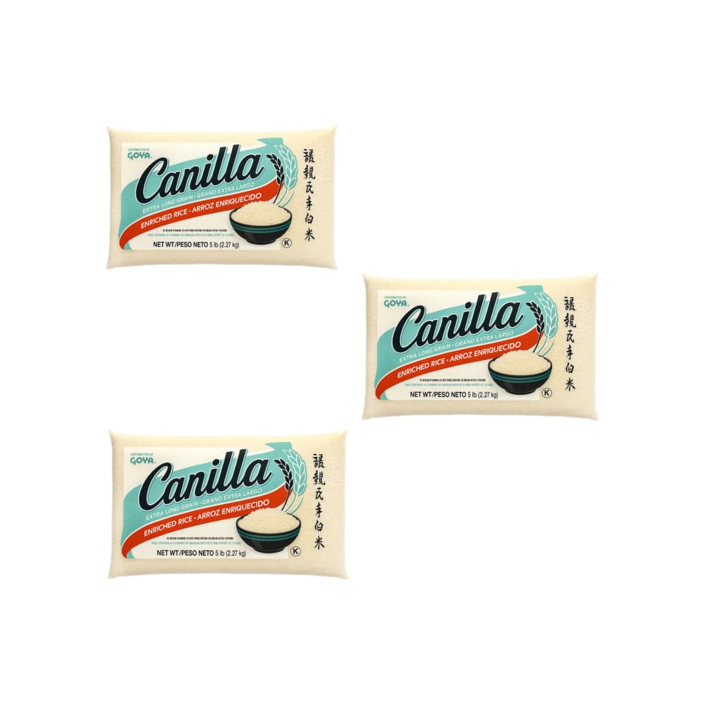 Arroz de grano extra largo Canilla Goya (3 x 2.27 kg / 5 lb) - Imagen 1