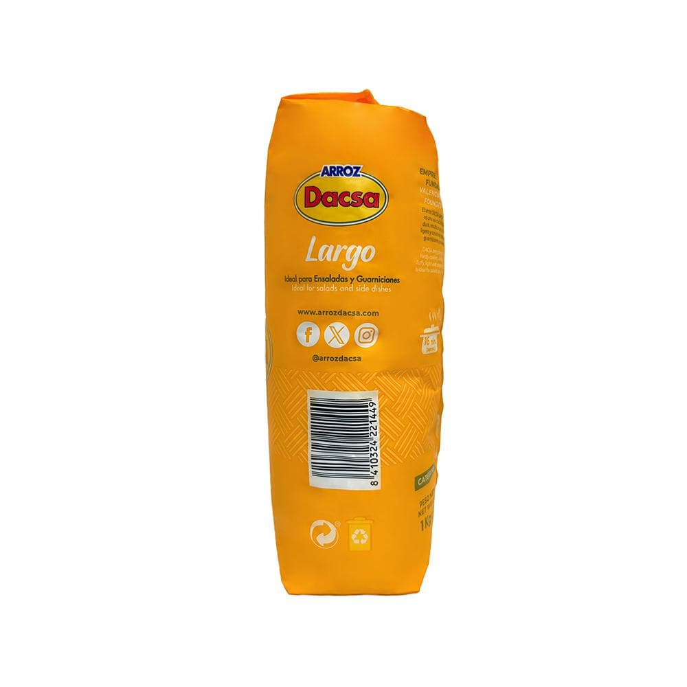 Arroz largo Dacsa (1 kg / 2.2 lb) - Miniatura 4
