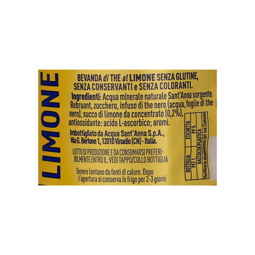 Té frío sabor a limón Sant'Anna (1500 ml) - Miniatura 3