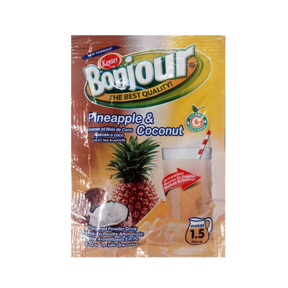Refresco instantáneo sabor piña y coco Bonjour (9 g) - Miniatura 4