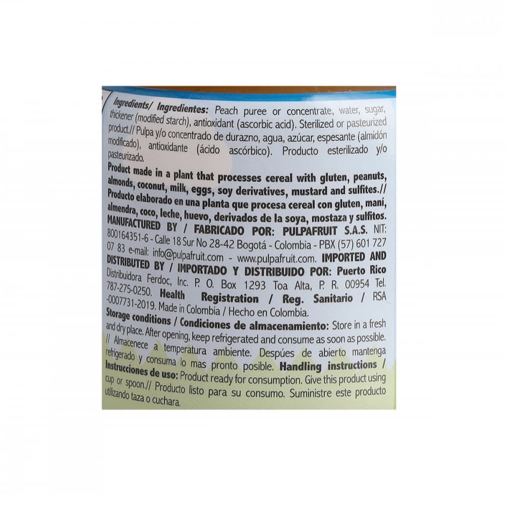 Compota de durazno Baby Fruit (113 g / 3.98 oz) - Miniatura 4