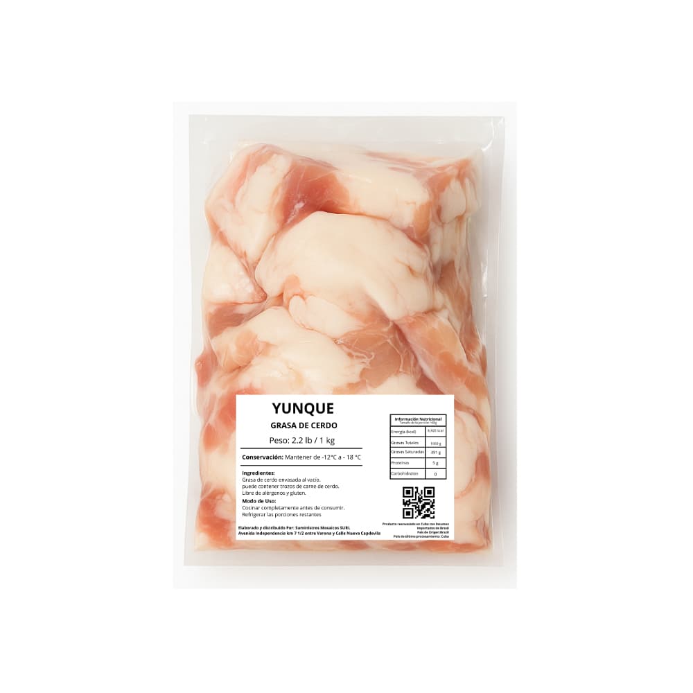 Grasa de cerdo Yunque (1 kg / 2.2 lb) - Miniatura 3