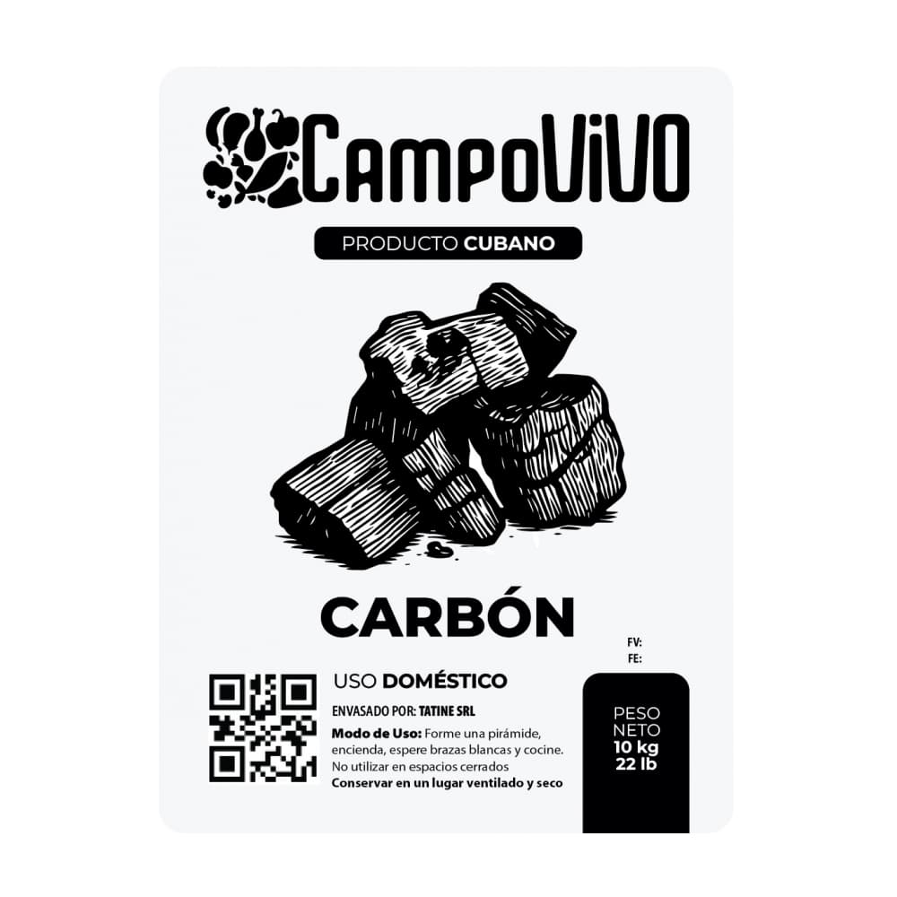 Carbón vegetal Campo Vivo (10 kg / 22 lb) - Miniatura 3