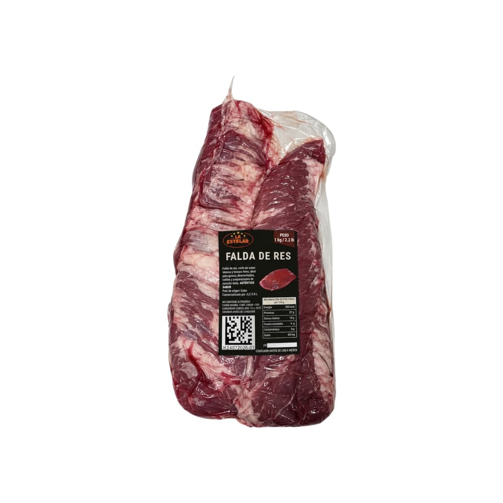 Falda de res La Estelar (1 kg / 2.2 lb) - Miniatura 1