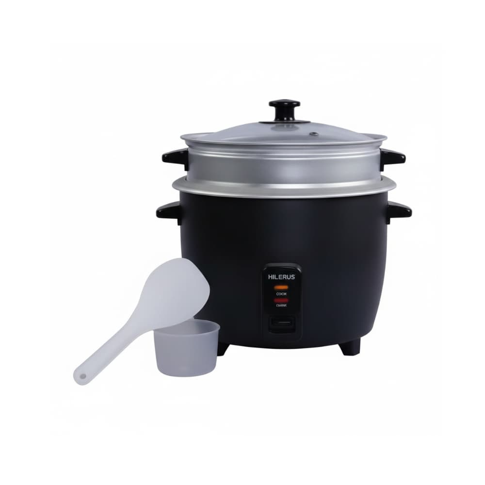 Olla arrocera eléctrica (2.2 L) negra Milexus ML-OA-2.2 L - Miniatura 3
