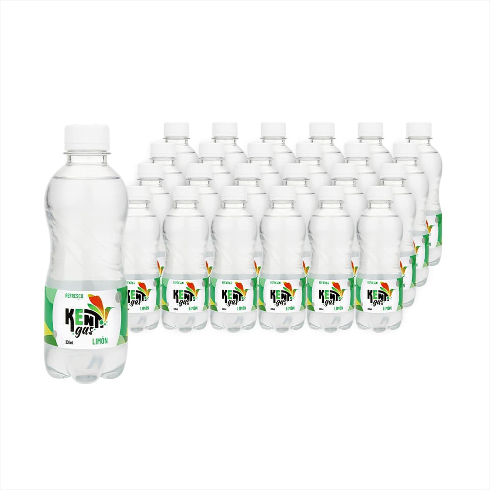 Refresco gaseado de limón Kenti (24 x 330 ml) - Imagen 1