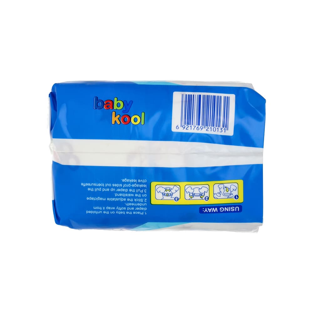 Pañales desechables para bebé talla P baby kool (20 U) - Miniatura 2