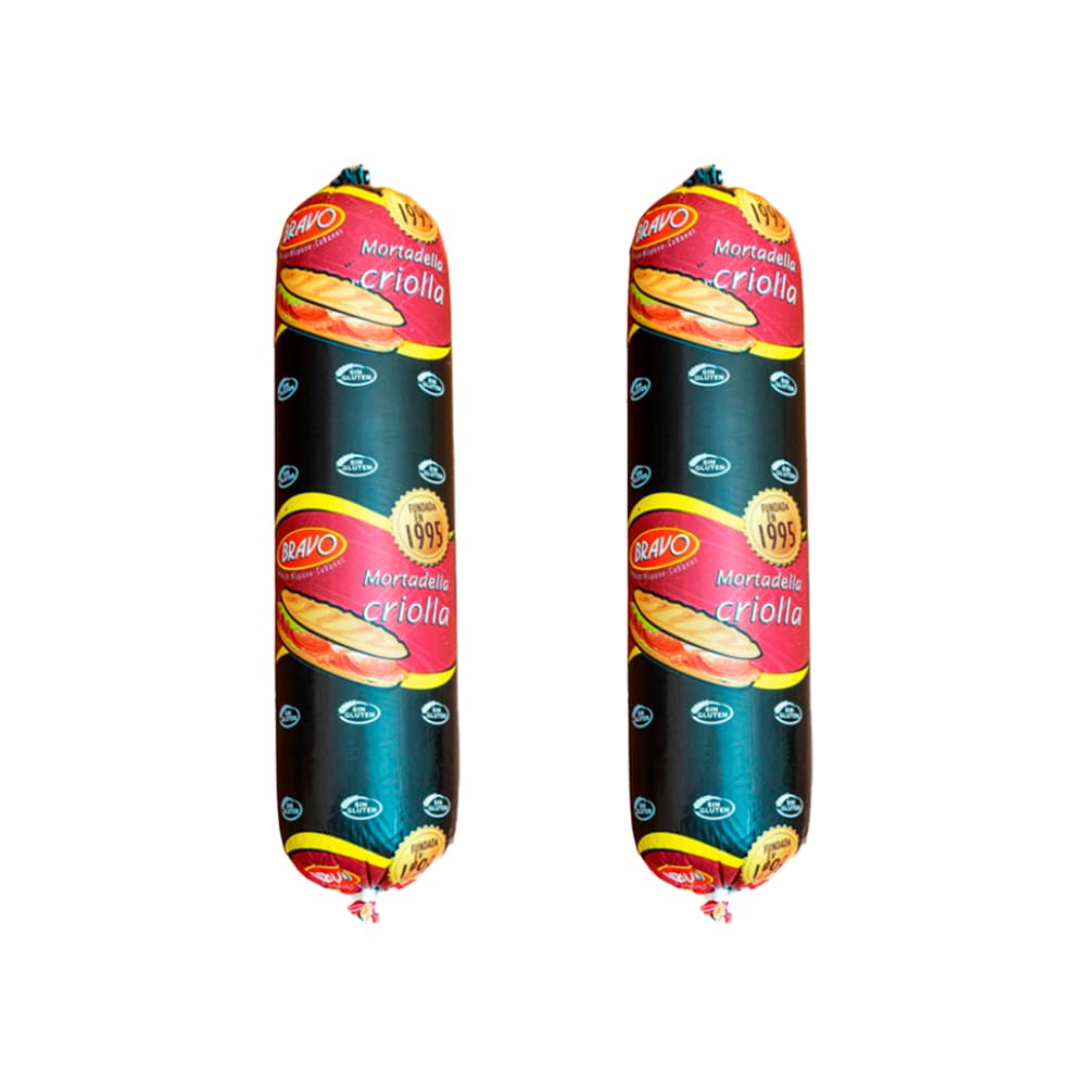 Mortadella criolla Bravo (2 x 800 g / 1.76 lb) - Miniatura 1