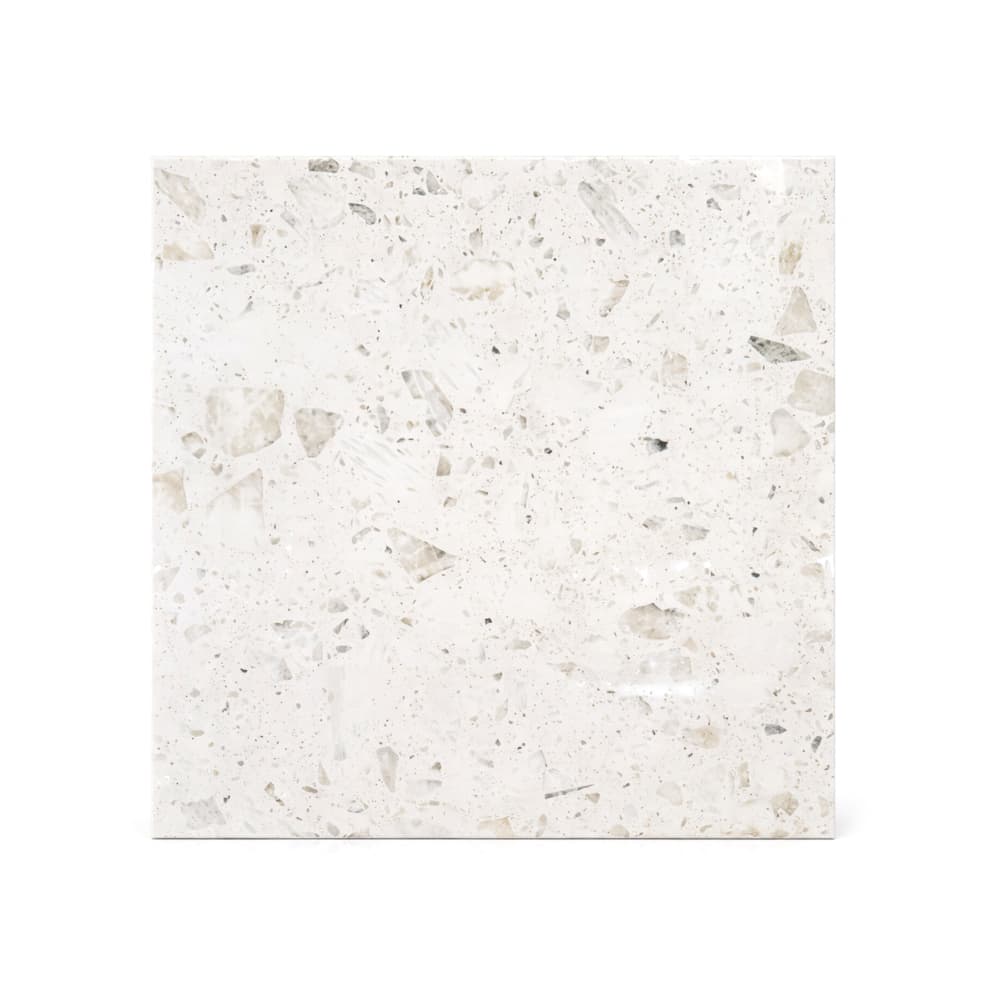 Caja de losas mosaico plateado pulido de porcelana esmaltada 600 mm x 600 mm Malu 363-LT (4 U) - Miniatura 2