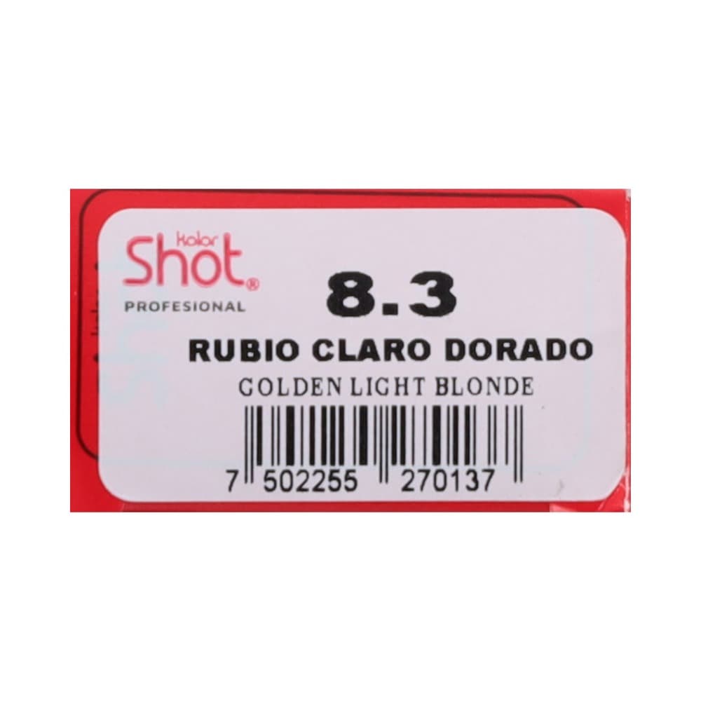 Tinte en crema rubio claro dorado Kolor Shot 8.3 (90 g / 3.17 oz) - Miniatura 8