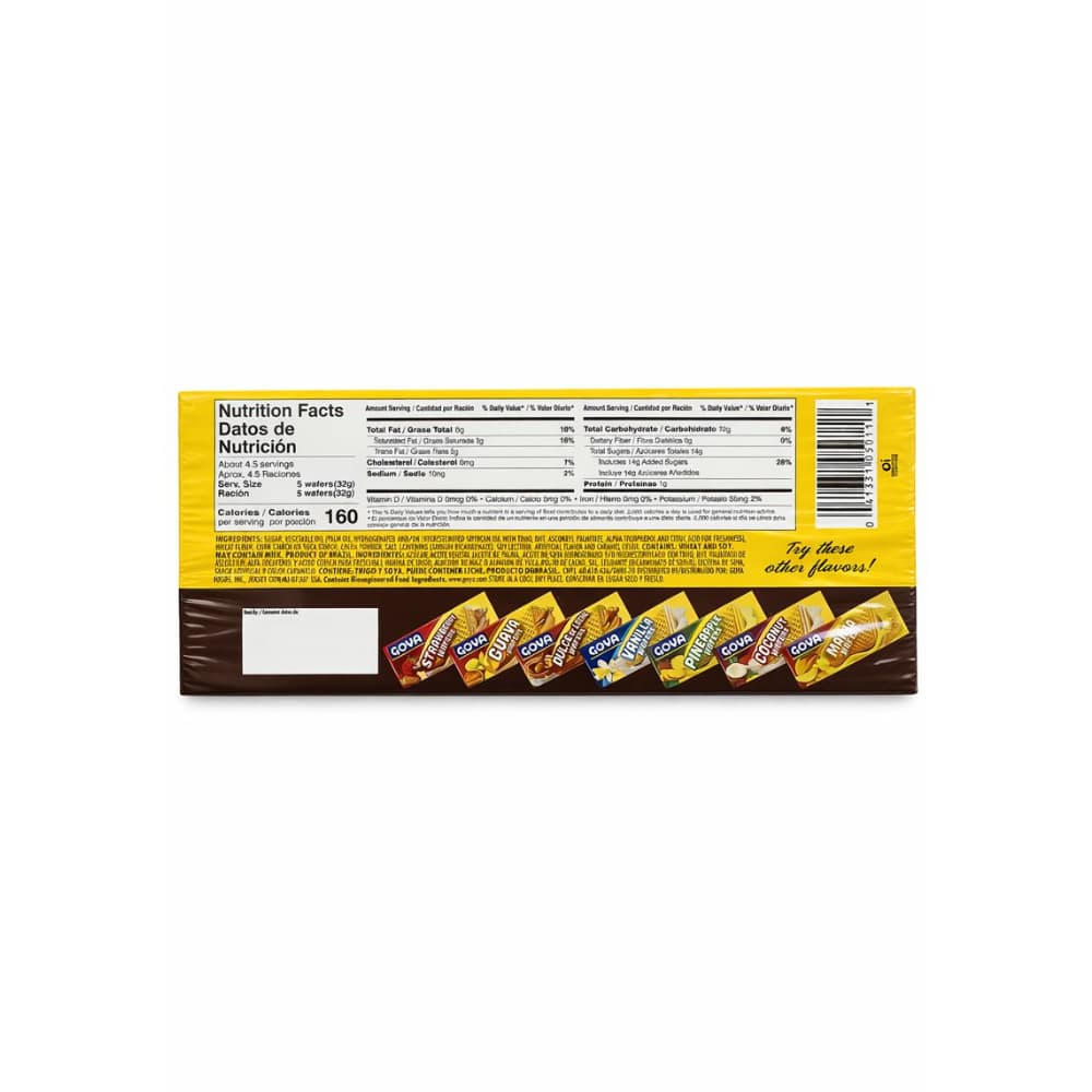 Sorbeto de vainilla relleno con crema sabor a chocolate Goya (140 g / 4.94 oz) - Miniatura 2