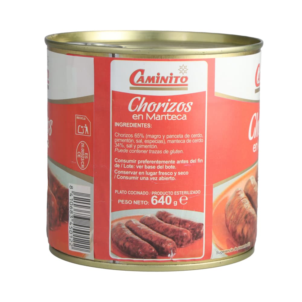 Chorizos en manteca Caminito (640 g / 1.41 lb) - Miniatura 3