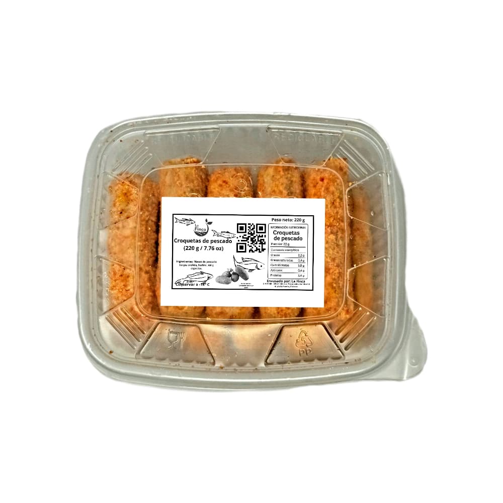 Croquetas de pescado La Finca (220 g / 7.76 oz) - Imagen 1