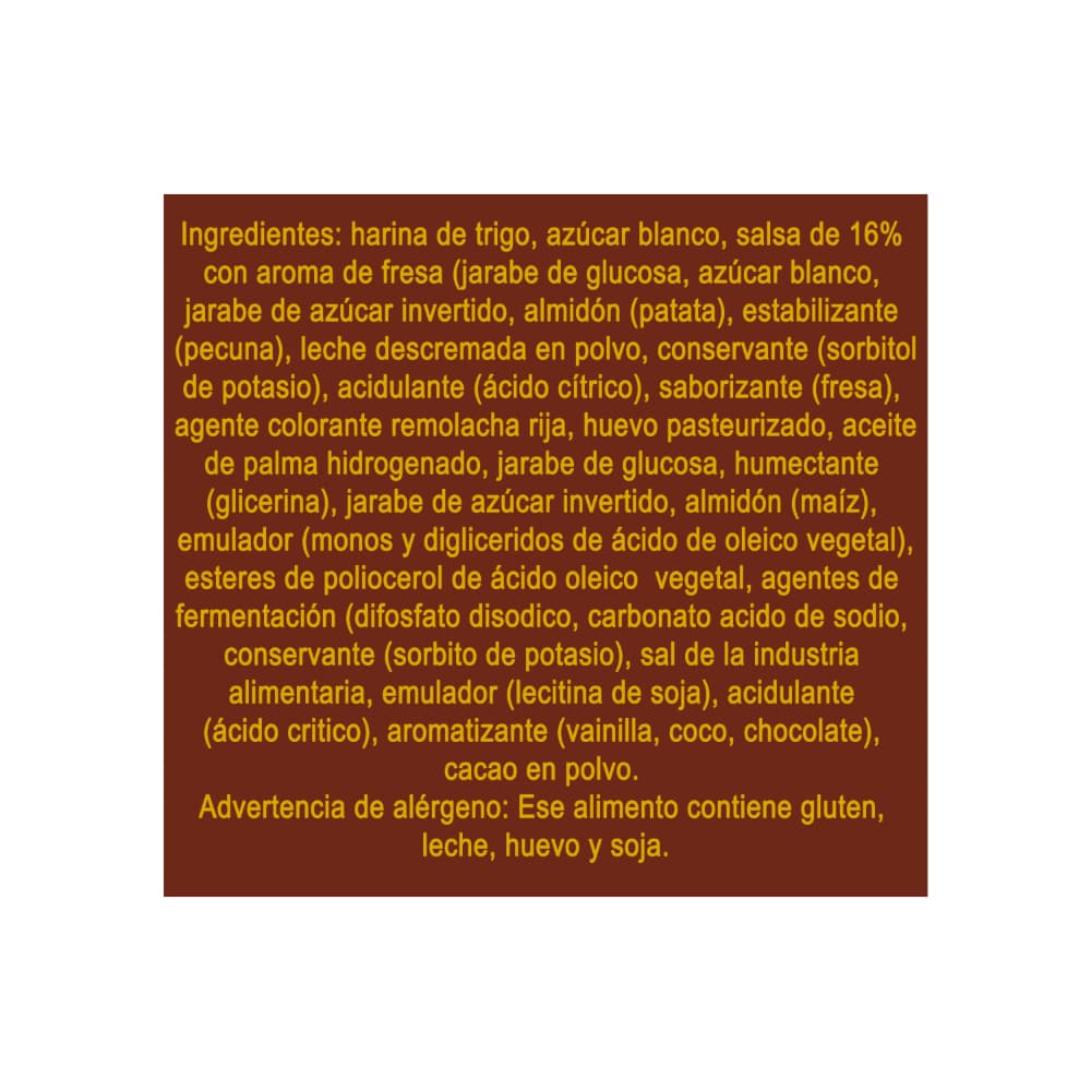 Pastel de mosaico relleno con salsa de fresa Magico (50 g / 1.76 oz) - Miniatura 4