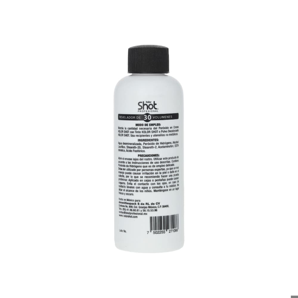 Peróxido en crema 30 vol. al 9% Kolor Shot (135 ml) - Miniatura 2