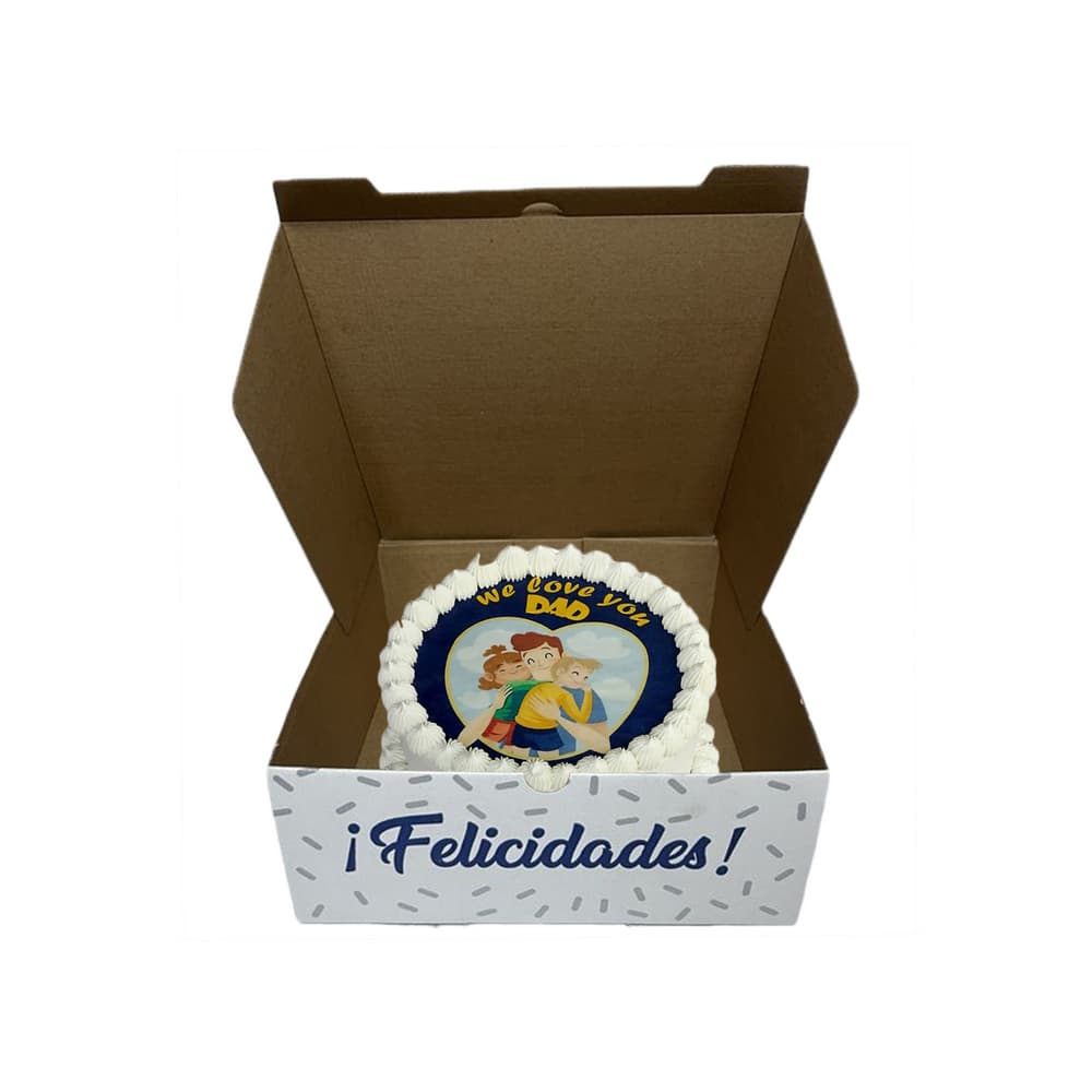 Cake papá y familia Dulcecito (para 10 personas) - Miniatura 4