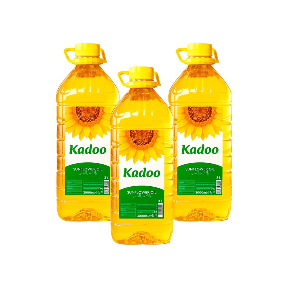 Aceite de girasol Kadoo (3 x 3 L) - Imagen 1
