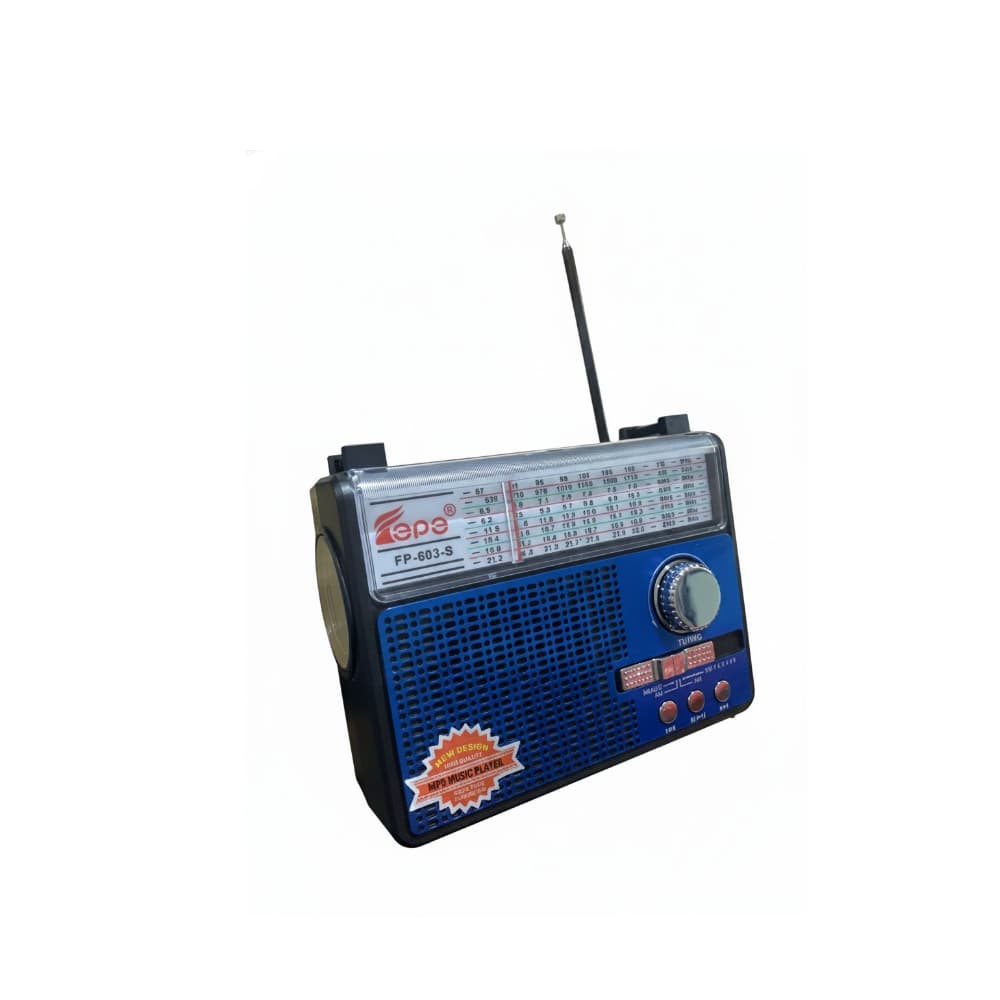 Radio con panel solar color azul Tepe FP-603-S - Miniatura 1