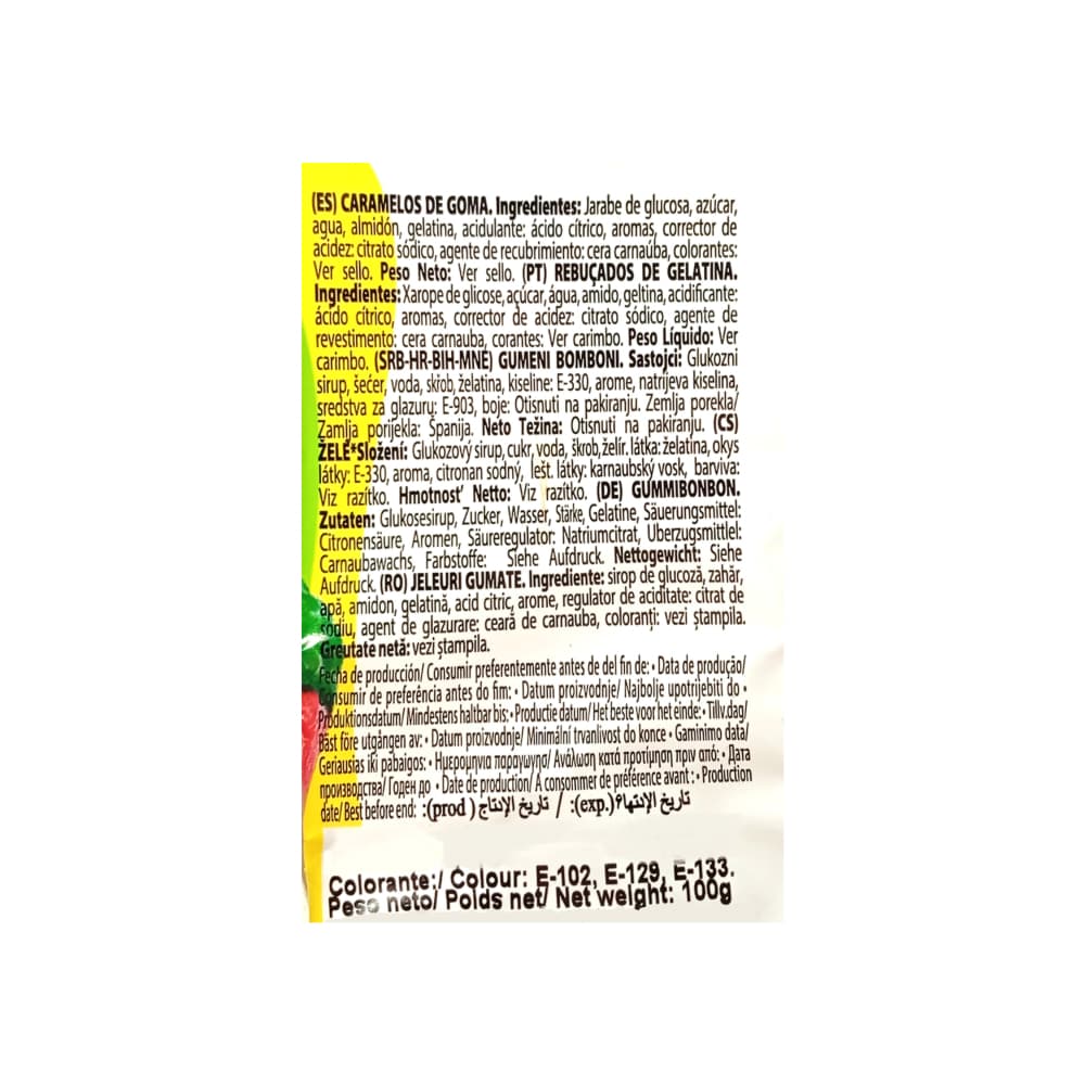 Gomitas sabor fresa Jelly Mania (100 g / 3.5 oz) - Miniatura 2