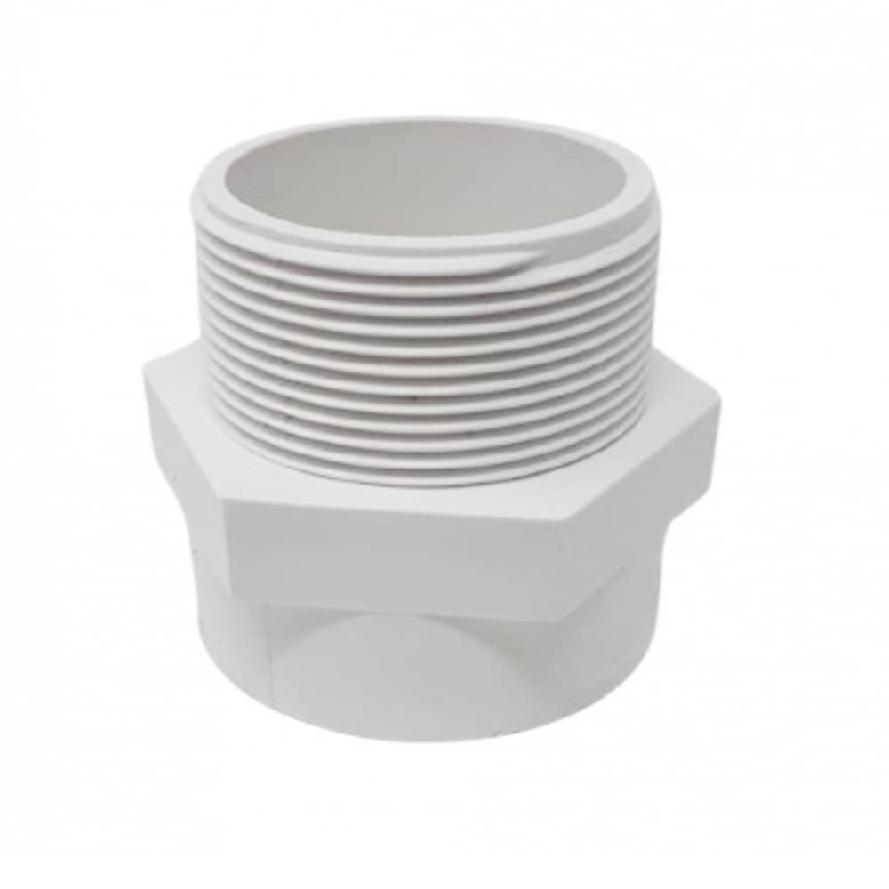 Conector PVC-U de 1-1/4" rosca exterior Malu - Imagen 1