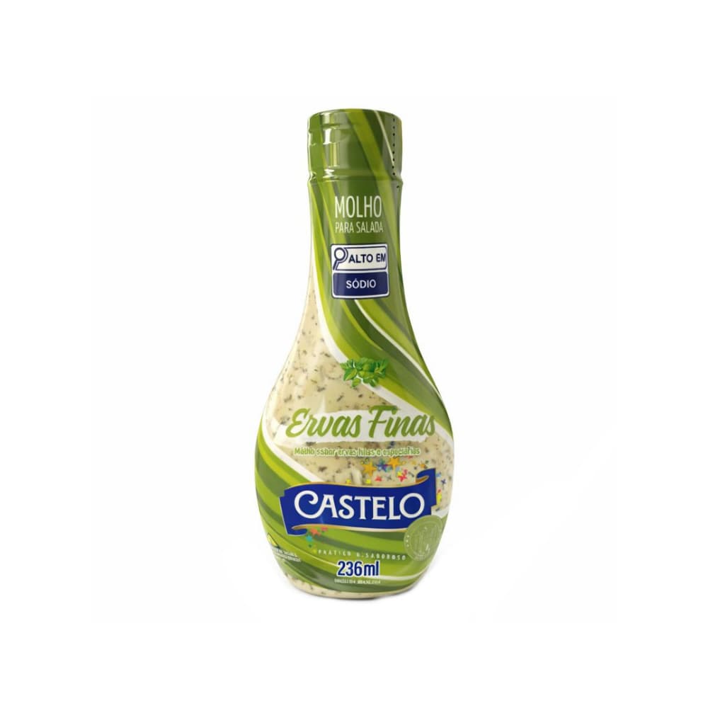 Salsa para ensalada hierbas finas Castelo (236 ml) - Miniatura 1