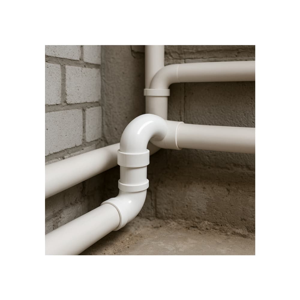 Codo PVC-U de 2” para tubería de desagüe Malu - Miniatura 4