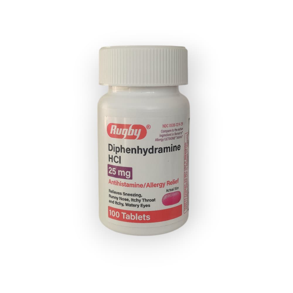 Clorhidrato de difenhidramina 25 mg Rugby (100 tabletas) - Miniatura 4