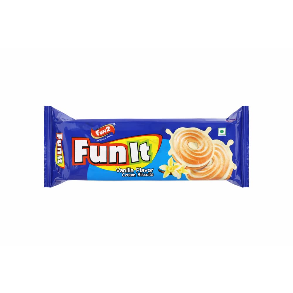 Galletas con crema sabor vainilla Fun It Fun2 (12 x 36 g / 1.27 oz) - Miniatura 2
