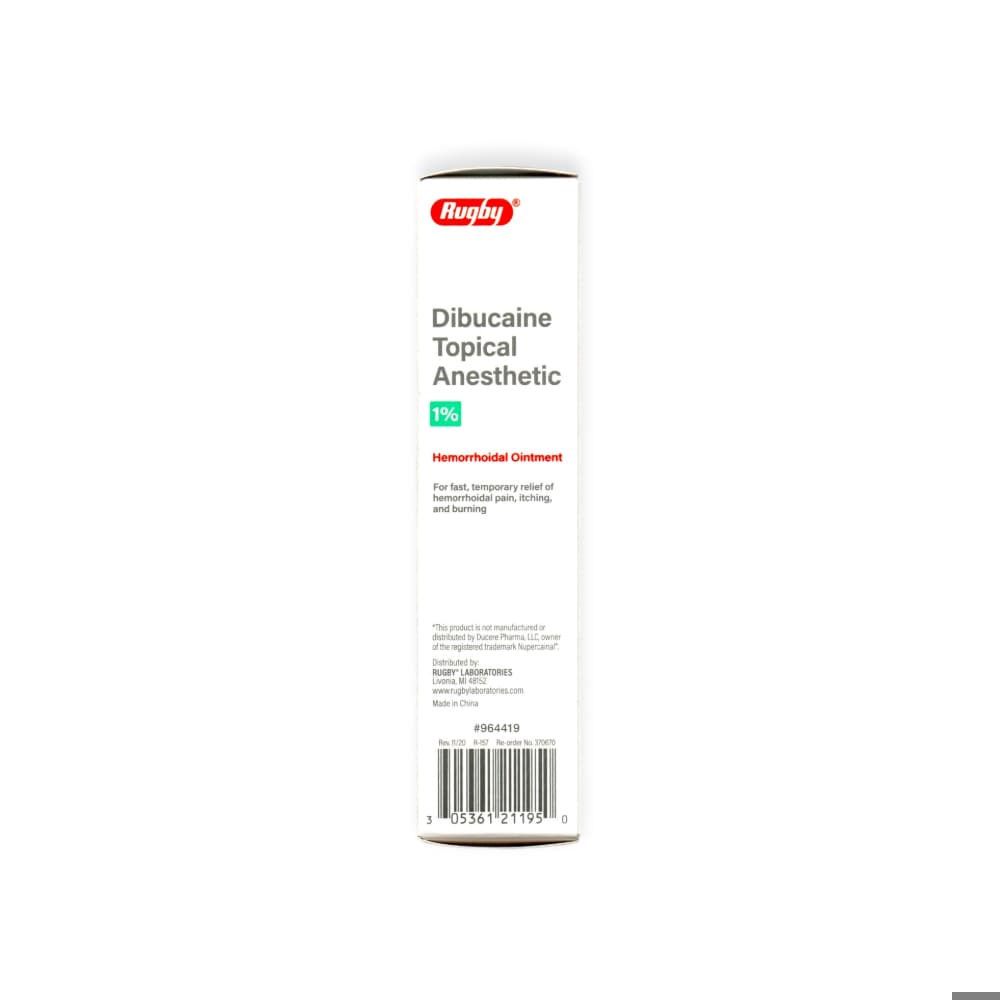 Dubicaina tópica analgésica Rugby (28 g / 1 oz) - Miniatura 3