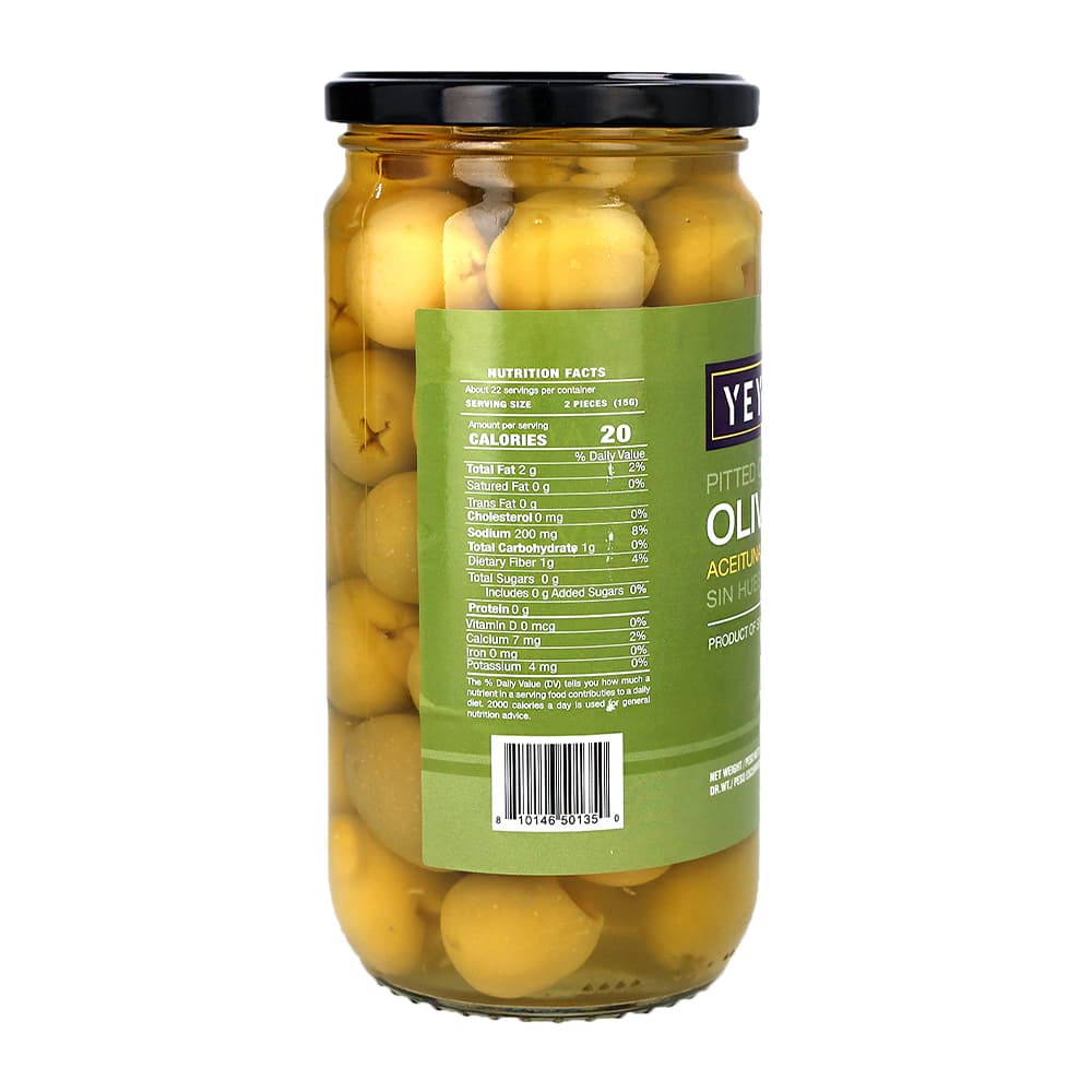 Aceituna reina extra grande sin hueso YEYA (710 g / 1.57 lb) - Miniatura 2