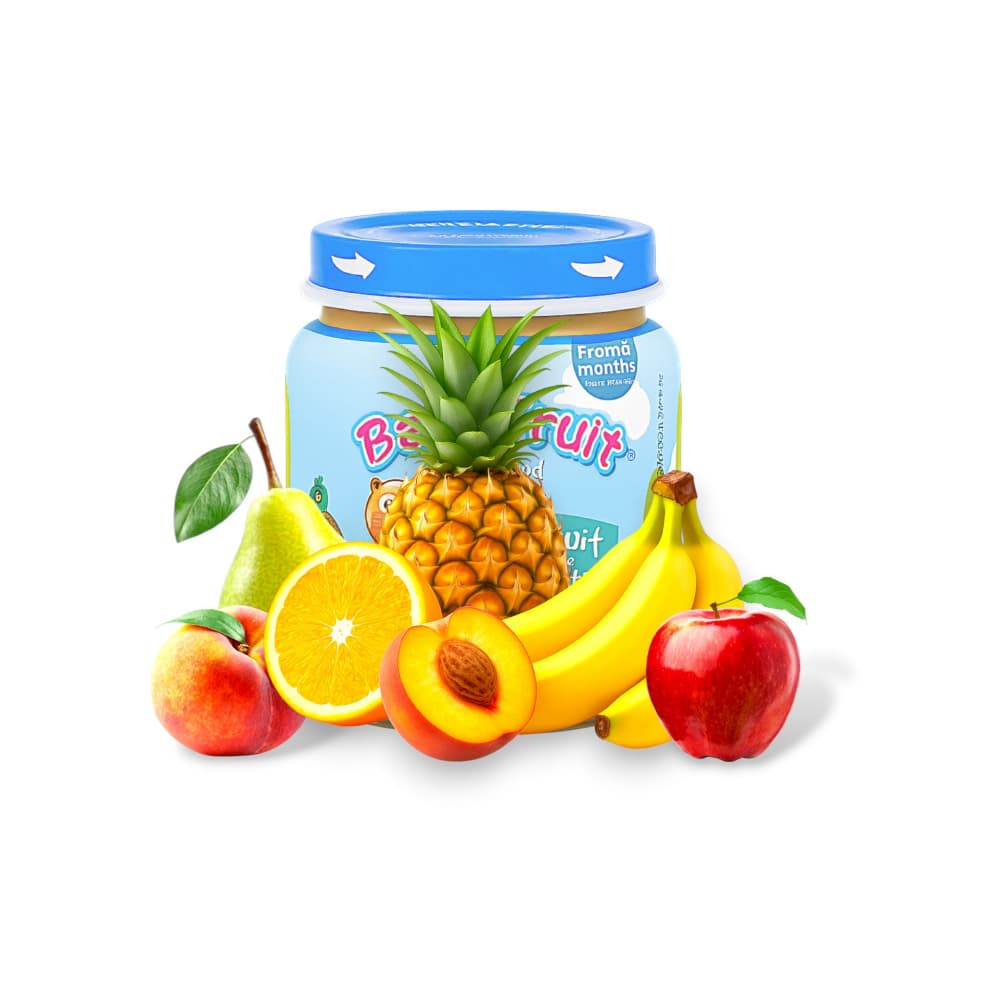 Compotas de manzana, pera, durazno y frutas mixtas Baby Fruit (12 x 113 g / 4 oz) - Miniatura 4