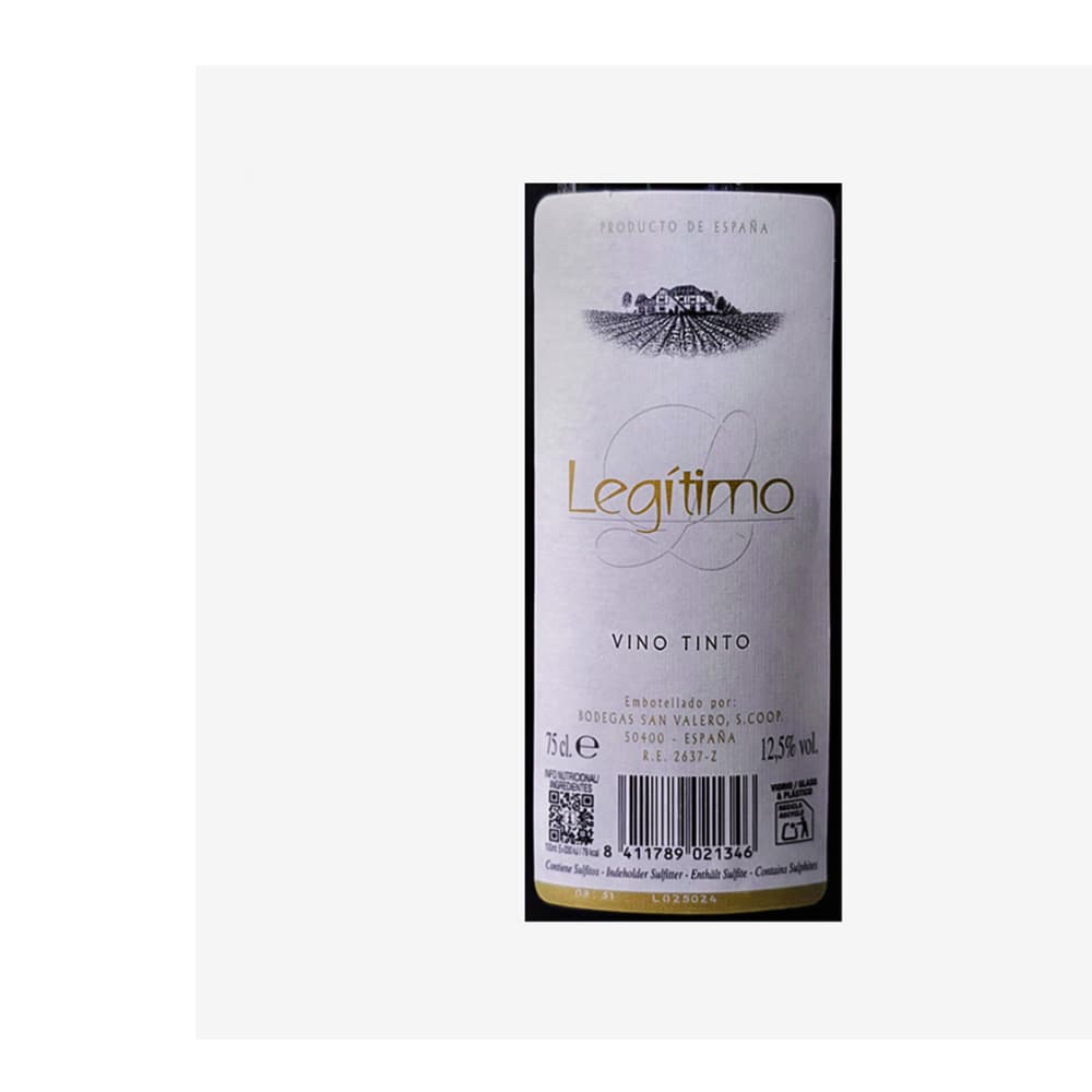 Vino tinto Legítimo (750 ml) - Miniatura 2