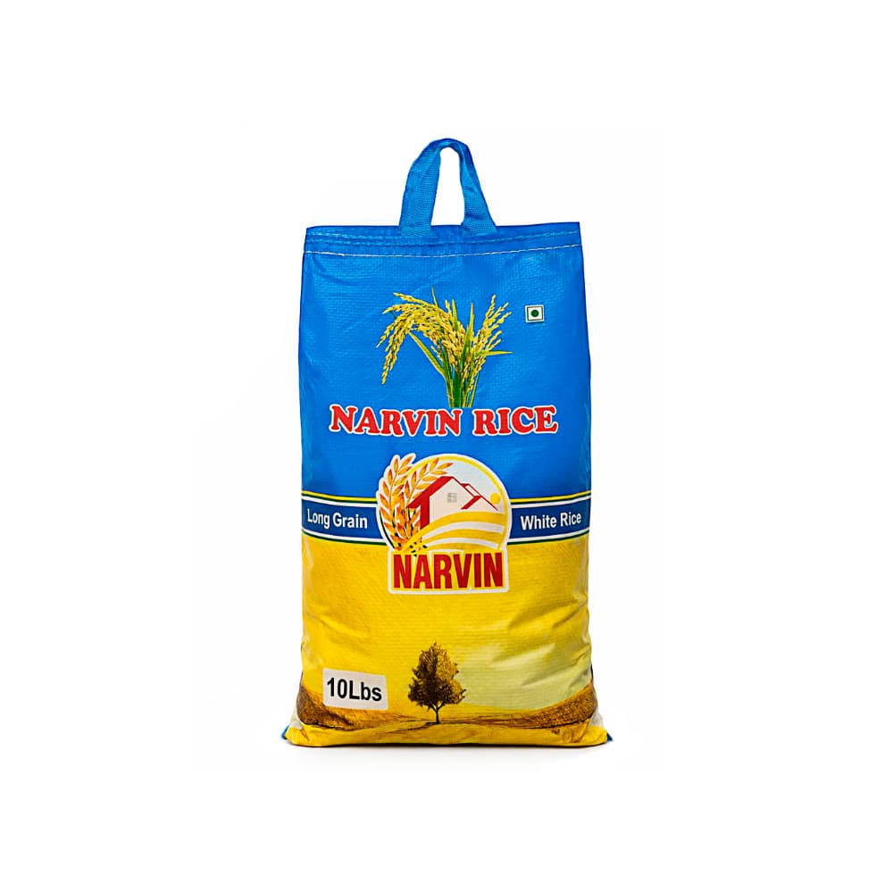 Arroz blanco grano largo Narvin Rice (4.54 kg / 10 lb) - Imagen 1