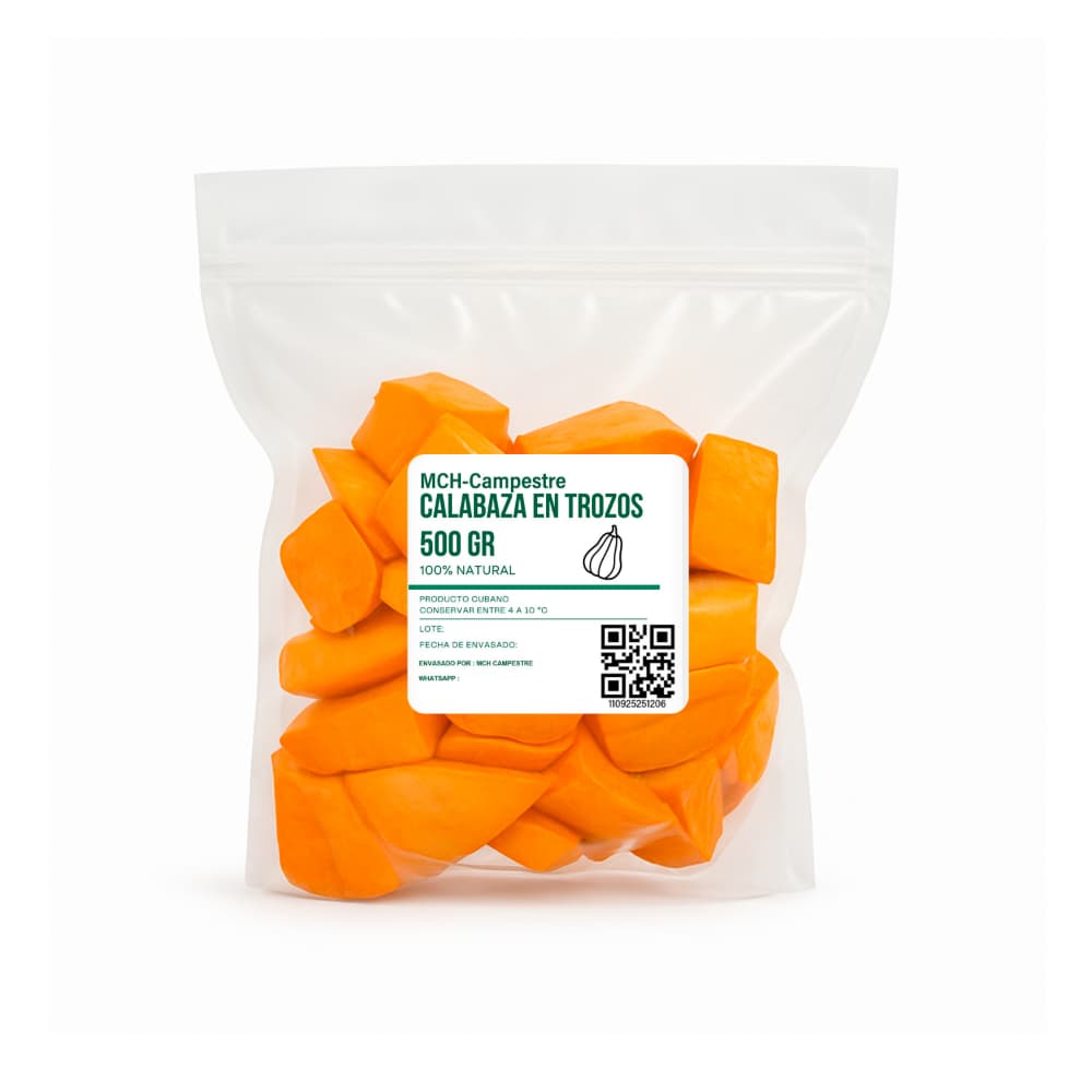 Calabaza en trozos MCH-Campestre (500 g / 1.1 lb) - Imagen 1
